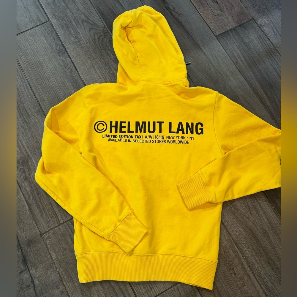 Helmut Lang Taxi Print Terry Hoodie NYC condition NWOT - Picture 11 of 11